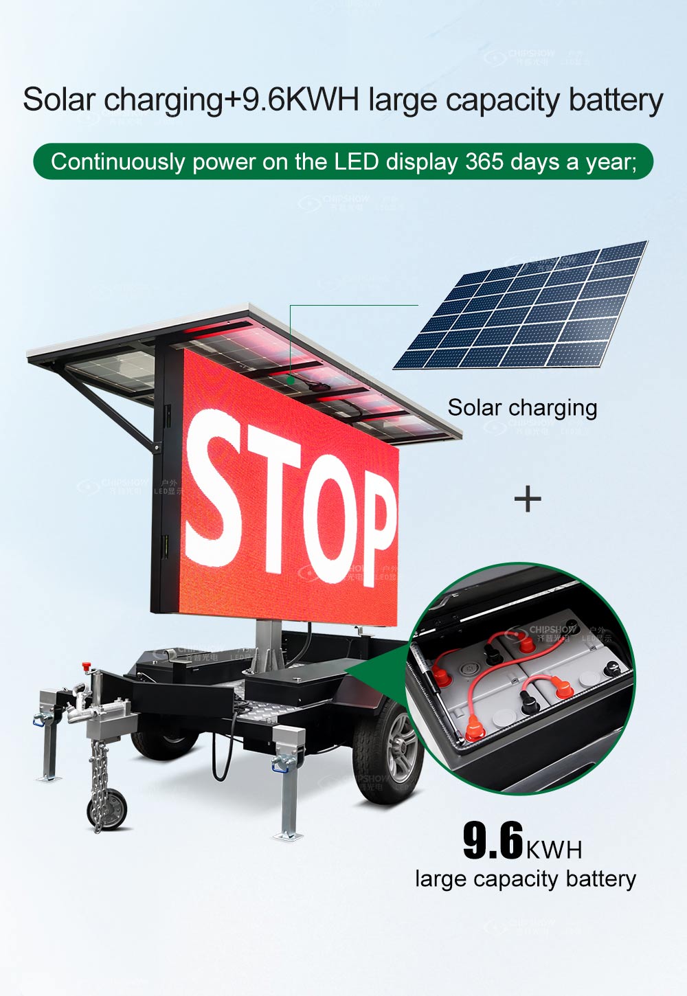 güneş enerjisi HD tam renkli araba ekranı