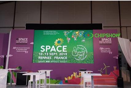 Chipshowï½œhd c-lite-d kiralama ekranı Fransa'daki hayvan üreme uluslararası seminerinde gösterildi