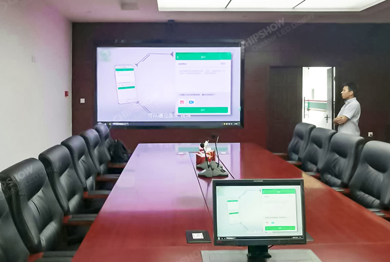 P1.5 Çin, Jiangsu'daki Bir Ünitenin İç Mekan Küçük Aralıklı LED Ekran Kasası