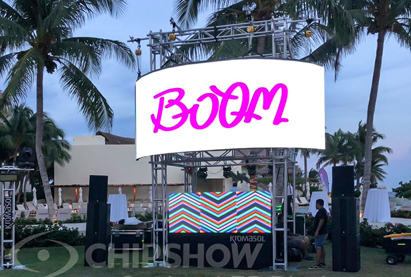 Meksika P3.91 sahne kiralama ekranı