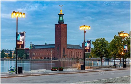 Geleceğin Reklam Trendi! CHIPSHOW Akıllı Şehir Renkli LED Işık Direği Ekranı, Bir Çözüm Olabilir.